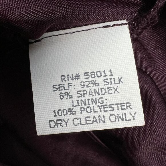 Anthropologie Silk Knit Draped Mini Dress Wedding Guest Formal Fancy Drape Party - Picture 6 of 7